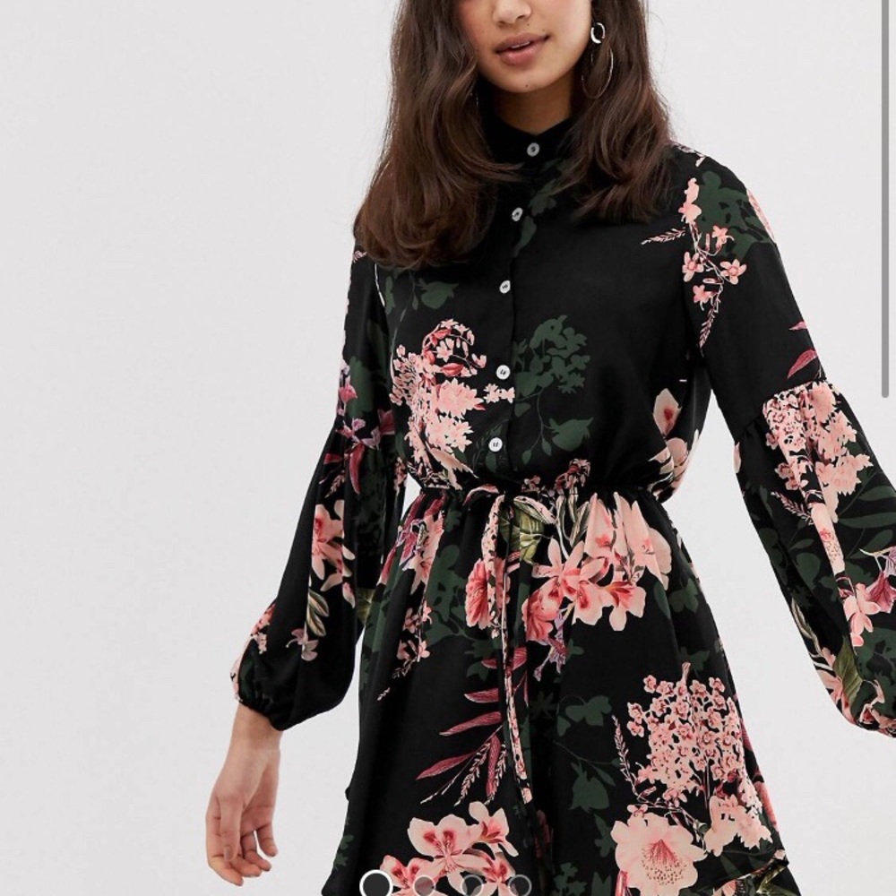 Black Floral Dress